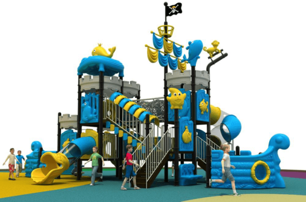 school children plastic playground