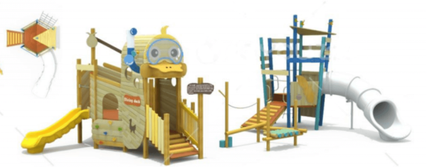 duck outdoor playground system