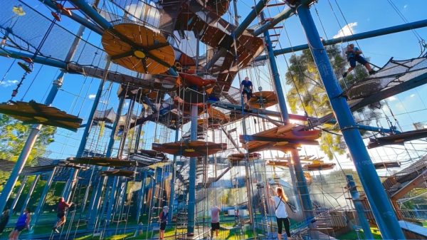 high adventure ropes course